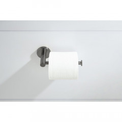 AQ4108BGM ЕВРОПА бумагодержатель, оружейная сталь (шлиф. черный хром)