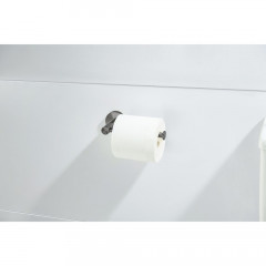 AQ4108BGM ЕВРОПА бумагодержатель, оружейная сталь (шлиф. черный хром)