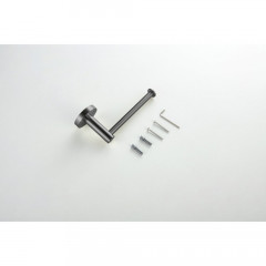 AQ4108BGM ЕВРОПА бумагодержатель, оружейная сталь (шлиф. черный хром)