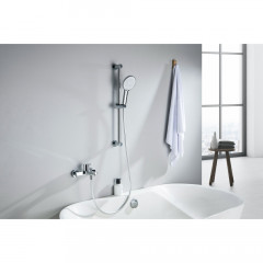 AQ1748CR ЛУГАНО смеситель для ванны с душевым гарнитуром 3jet