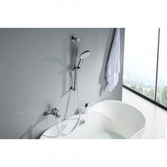 AQ1748CR ЛУГАНО смеситель для ванны с душевым гарнитуром 3jet