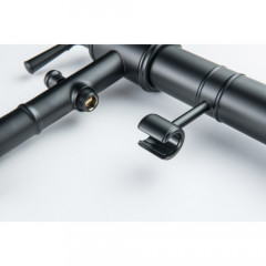 AQ1545MB КЛАССИК смеситель для ванны напольный (внешняя и скрытая часть), матовый черный