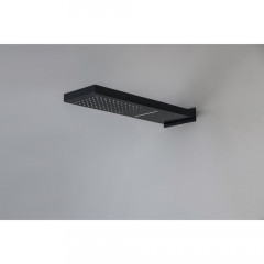 AQ2085MB настенный верхний душ 2 jet 550*170*30 мм, матовый черный