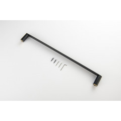 AQ4414MB ЛИРА полотенцедержатель 600 мм, матовый черный