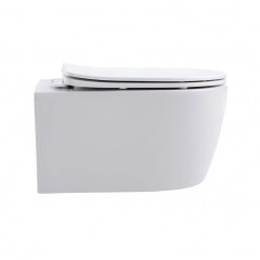 Set AQUATEK ЕВРОПА T-033 4в1 (рам INS-0000012 отдельностоящая + крепление KKI-0000002 + кнопкаKDI-0000033 +унитаз ЕВРОПА AQ1106T-00 с крышкой