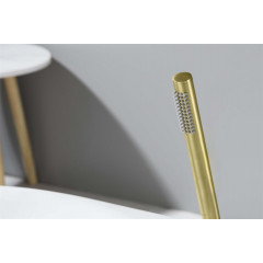 AQ2002BG ЕВРОПА ручной душ 1jet, шлиф. золото