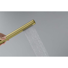 AQ2002BG ЕВРОПА ручной душ 1jet, шлиф. золото