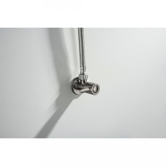 AQ2451BGM угловой переходник, оружейная сталь (шлиф. черный хром)