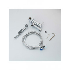 AQ1819CR НИКА комплект для гигиенического душа встроенный (смеситель + гигиеническая лейка + шланг)