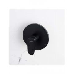AQ1866MB НИКА смеситель для душа (внешняя и скрытая часть), матовый черный