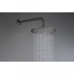 AQ1376BGM ЕВРОПА Set 3 в 1 душевой комплект 2 режима, оружейная сталь (шлиф. черный хром)