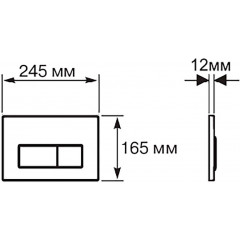 SET AQUATEK ПОЛАРИС (рама AQUATEK Standard INS-0000012+унитаз ПОЛАРИС AQ0700-00 с тонким сиденьем soft-close+ крепеж KKI-0000002 +панель KDI-0000034)