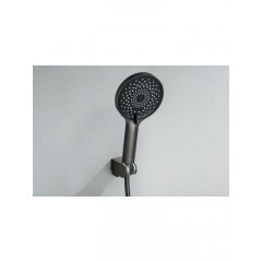 AQ2035BGM ЛУГАНО душевой набор 3jet, оружейная сталь