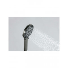 AQ2035BGM ЛУГАНО душевой набор 3jet, оружейная сталь
