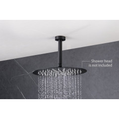 AQ2171MB держатель верхнего душа потолочный 150 мм, матовый черный