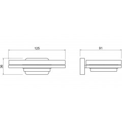 AQ4303CR ЛИБРА мыльница