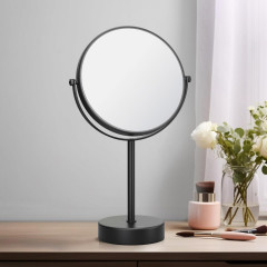 AQ4914MB зеркало косметическое настольное 5х, матовый черный