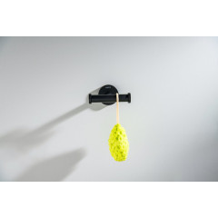 AQ4202MB ОБЕРОН крючок двойной, матовый черный