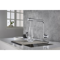 AQ1386CR ЕВРОПА смеситель для кухни с подключением к фильтру питьевой воды