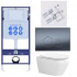 SET AQUATEK ЛЕЯ Т (рама AQUATEK Standard INS-0000012, клавиша KDI-0000035 ,KKI-0000002 крепёж+унитаз ЛЕЯ AQ1199T-00 с тонким сиденьем soft-close