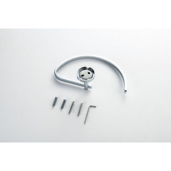 AQ4621CR БЕТТА полотенцедержатель овальный