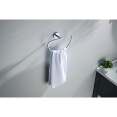 AQ4621CR БЕТТА полотенцедержатель овальный