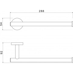 AQ4219CR ОБЕРОН полотенцедержатель
