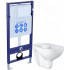 SET AQUATEK КЛАССИК T (рама AQUATEK Standard INS-0000012(без клавиши и крепежа)+унитаз КЛАССИК AQ1112T-00 TORNADO с тонким сиденьем soft-close