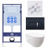 SET AQUATEK ПОЛАРИС (рама AQUATEK Standard INS-0000012+унитаз ПОЛАРИС AQ0700-00 с тонким сиденьем soft-close+ крепеж KKI-0000002 +панель KDI-0000045)