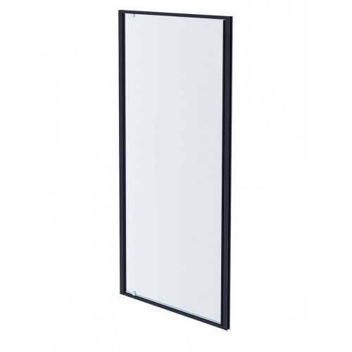 AQ ARI PI 09020GM Душевая дверь, распашная 900x2000 профиль оружейная сталь, стекло прозрачное