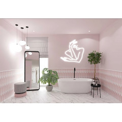 AQ-44778 АФИНА Ванна акриловая, отдельностоящая, 1700*780*600. В комплекте со сливом и ножками. Цвет белый глянцевый.