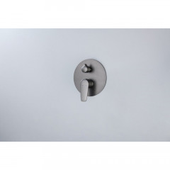 AQ1172BGM БЕТТА Set 3 в 1 душевой комплект 2 режима, оружейная сталь (шлиф. черный хром)