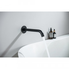 AQ1341MB ЕВРОПА излив для ванны 220 мм, матовый черный