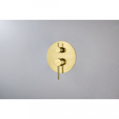 AQ1346BG ЕВРОПА смеситель для ванны 2 режима (внешняя и скрытая часть), шлиф. золото