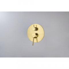 AQ1346BG ЕВРОПА смеситель для ванны 2 режима (внешняя и скрытая часть), шлиф. золото