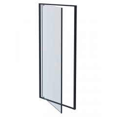 AQ ARI PI 09020GM Душевая дверь, распашная 900x2000 профиль оружейная сталь, стекло прозрачное