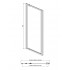 AQ ARI PI 09020GM Душевая дверь, распашная 900x2000 профиль оружейная сталь, стекло прозрачное