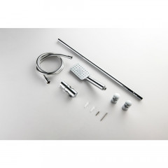 AQ2018CR ЛИРА душевой гарнитур 3jet 65 см