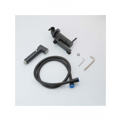 AQ1819MB НИКА комплект для гигиенического душа встроенный (смеситель + гигиеническая лейка + шланг), матовый черный