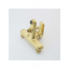 AQ1840BG НИКА смеситель для ванны, шлиф.золото