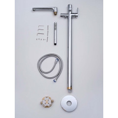 AQ1845CR НИКА смеситель для ванны напольный