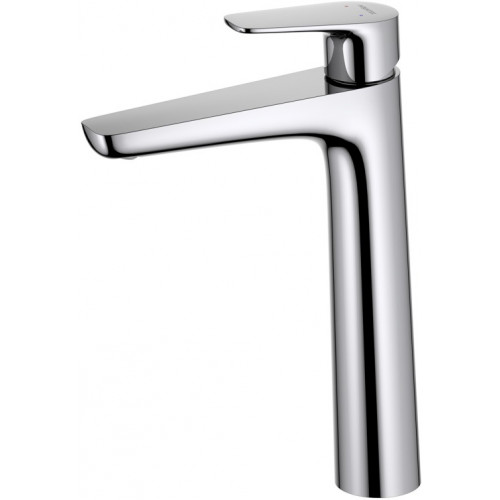 AQ1104CR БЕТТА смеситель для раковины высокий 230, без донного клапана