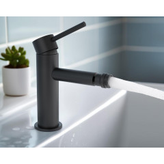 AQ1318MB ЕВРОПА смеситель для биде, матовый черный