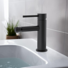 AQ1318MB ЕВРОПА смеситель для биде, матовый черный