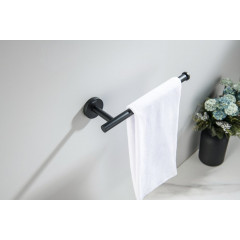 AQ4219MB ОБЕРОН полотенцедержатель, матовый черный