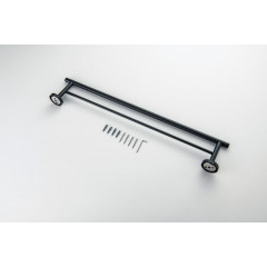 AQ4230MB ОБЕРОН полотенцедержатель двойной 600 мм, матовый черный