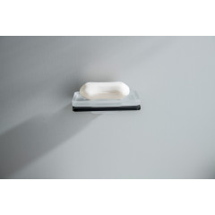 AQ4303MB ЛИБРА мыльница, матовый черный