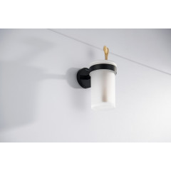 AQ4104MB ЕВРОПА стакан с держателем, матовый черный