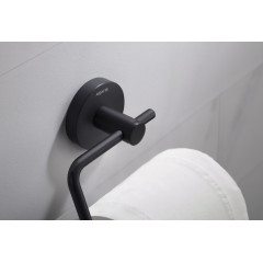 AQ4118MB ЕВРОПА бумагодержатель квадратный, матовый черный