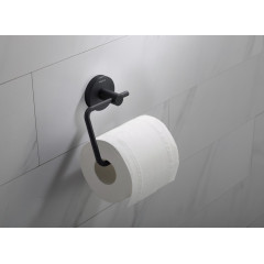 AQ4118MB ЕВРОПА бумагодержатель квадратный, матовый черный